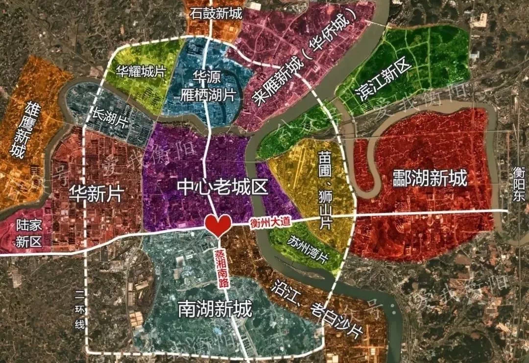 衡阳市城市总体规划图图片