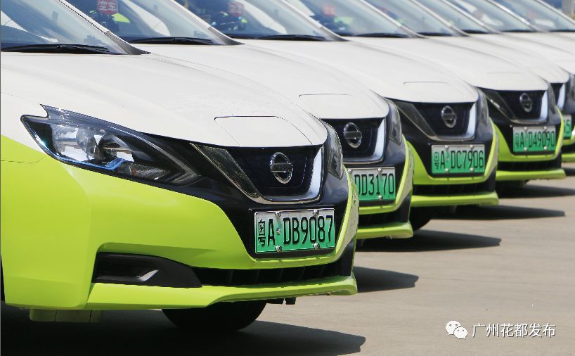 【城事】先睹为快!新纯电动出租车亮相花都街头,它们长这样