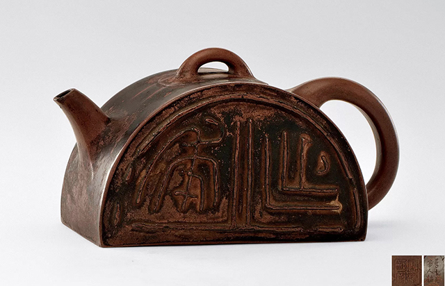 中国特有的古典美瓦当壶