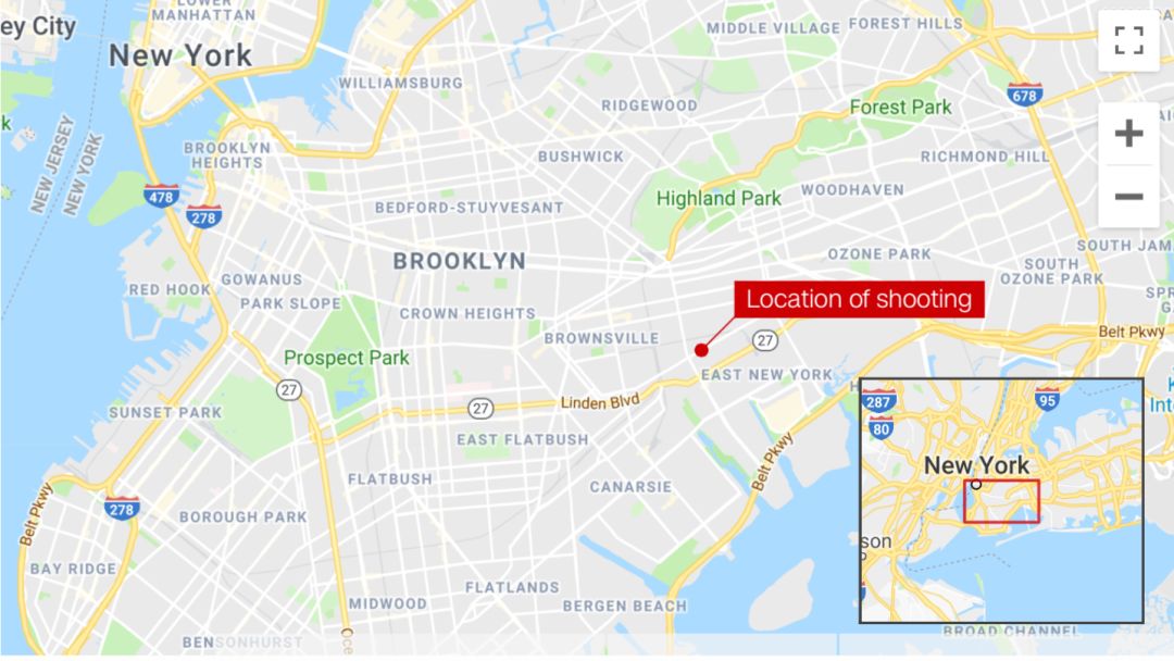 纽约布鲁克林社区集会上发生枪击,1死11伤,枪手仍在逃!