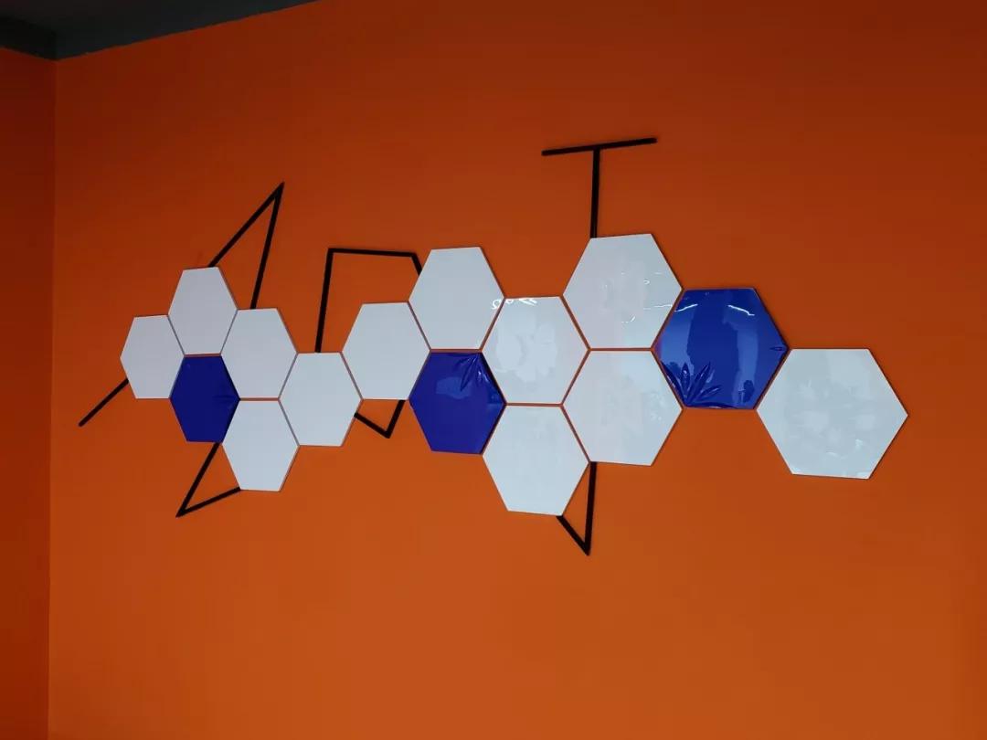 400㎡现代简约科技公司墙面装修设计鉴赏