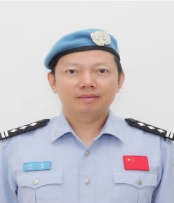 最美奋斗者丨民警文龙国际维和舞台展广西战狼风采