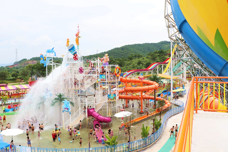 盈香生態園建成佛山最大水上樂園,玩水約起來!_水城