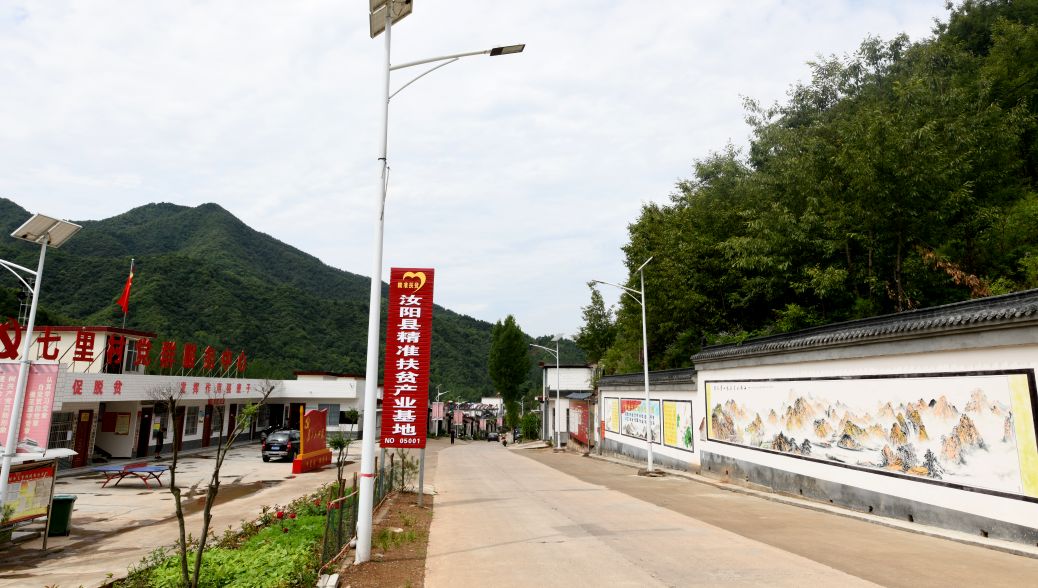 寻找最美乡村七里村两山排闼送青来