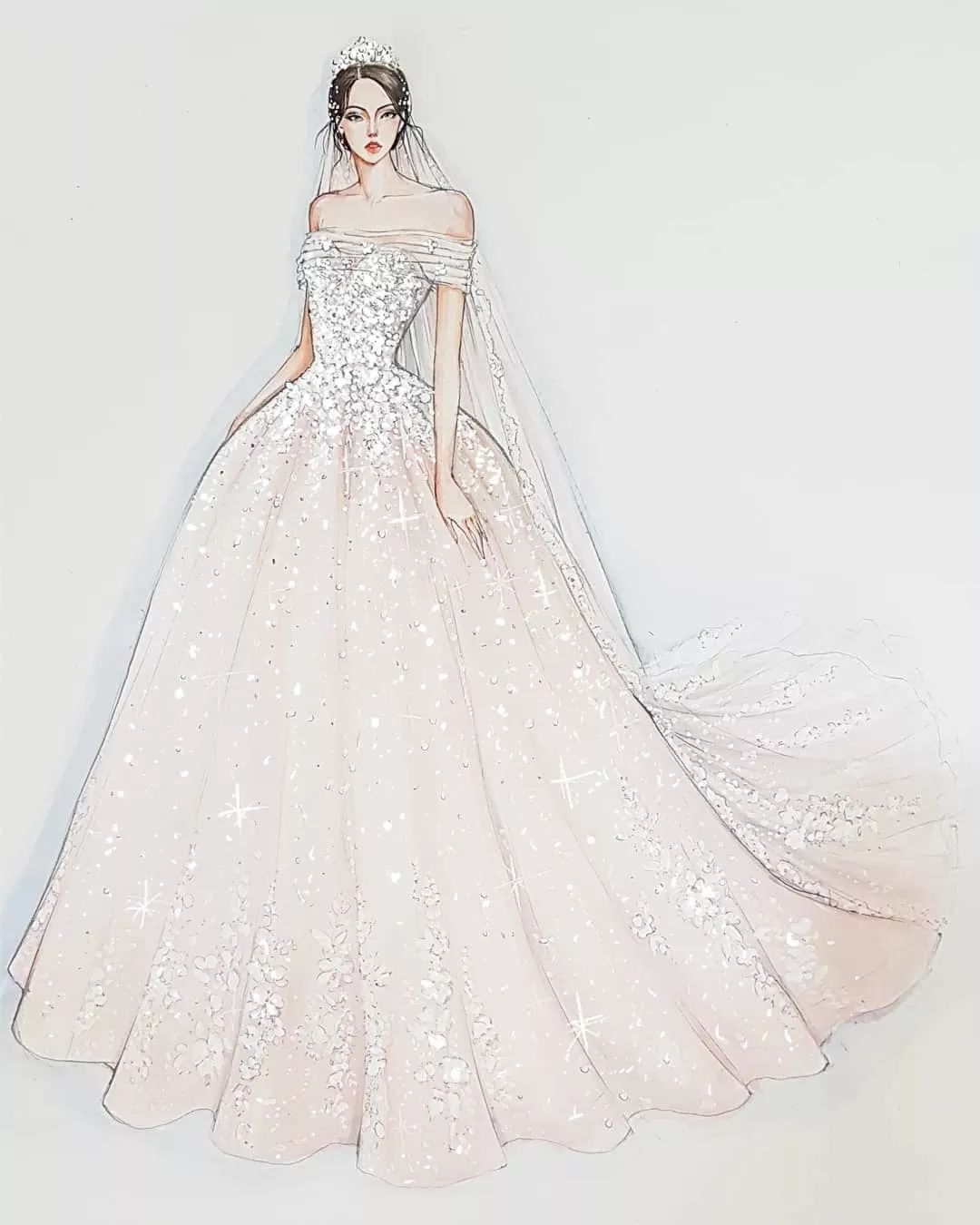 60例婚纱效果图合集