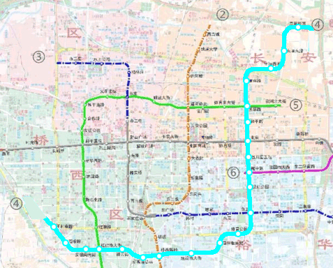 石家庄地铁最新规划图公示啦