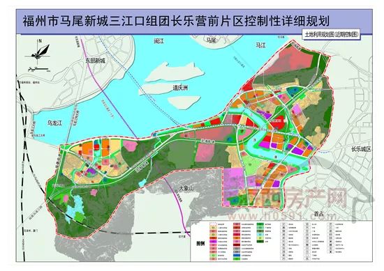 重磅消息长乐营前将打造中央休闲区建两条过江通道连接仓山马尾