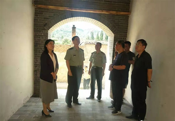 山西省委常委省军区韩强司令员在兴县调研