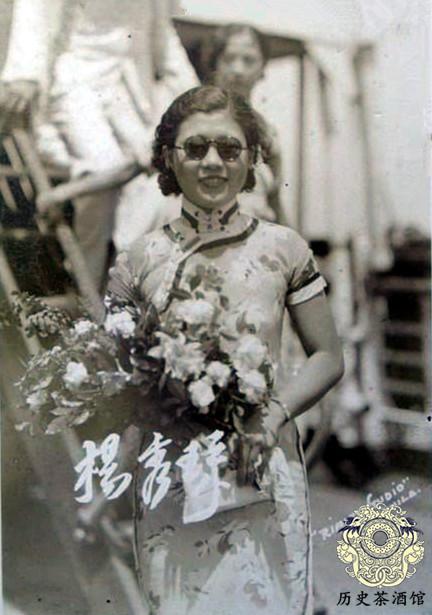 真实的民国军阀姨太太老照片图五是山东军阀张宗昌的十九姨太太