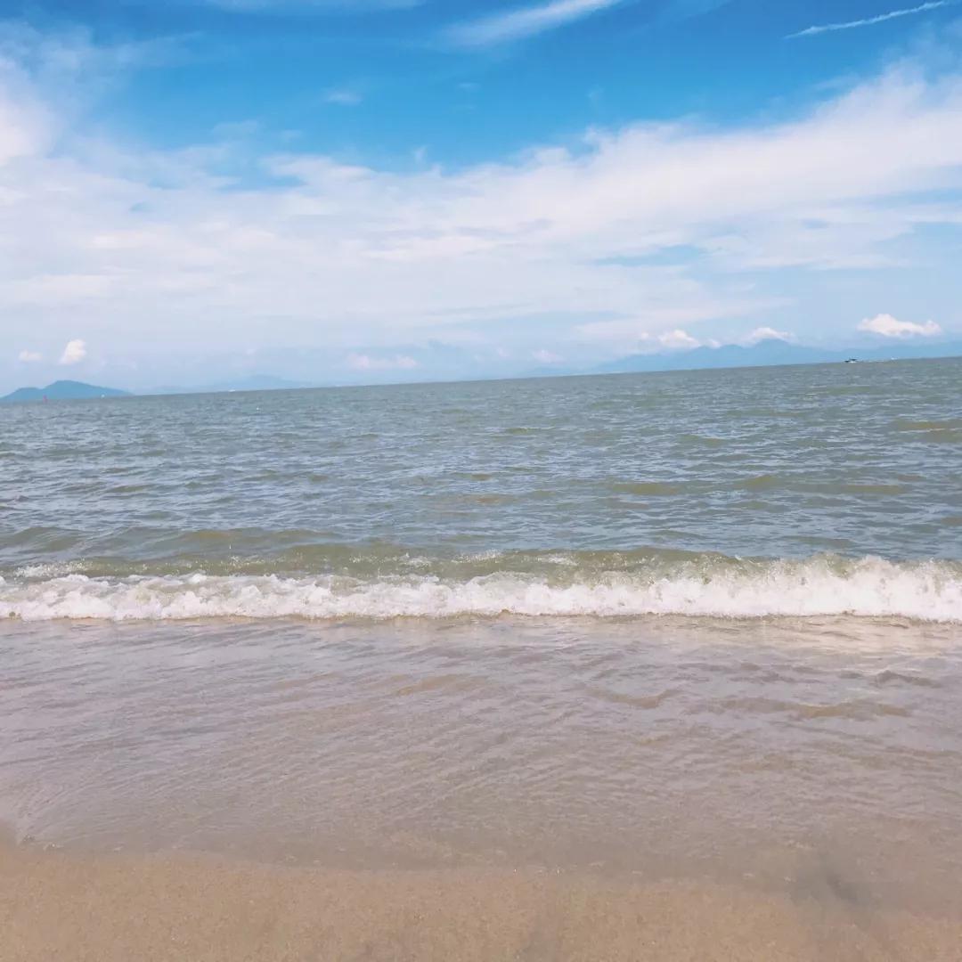 遇见珠海第一个白沙滩