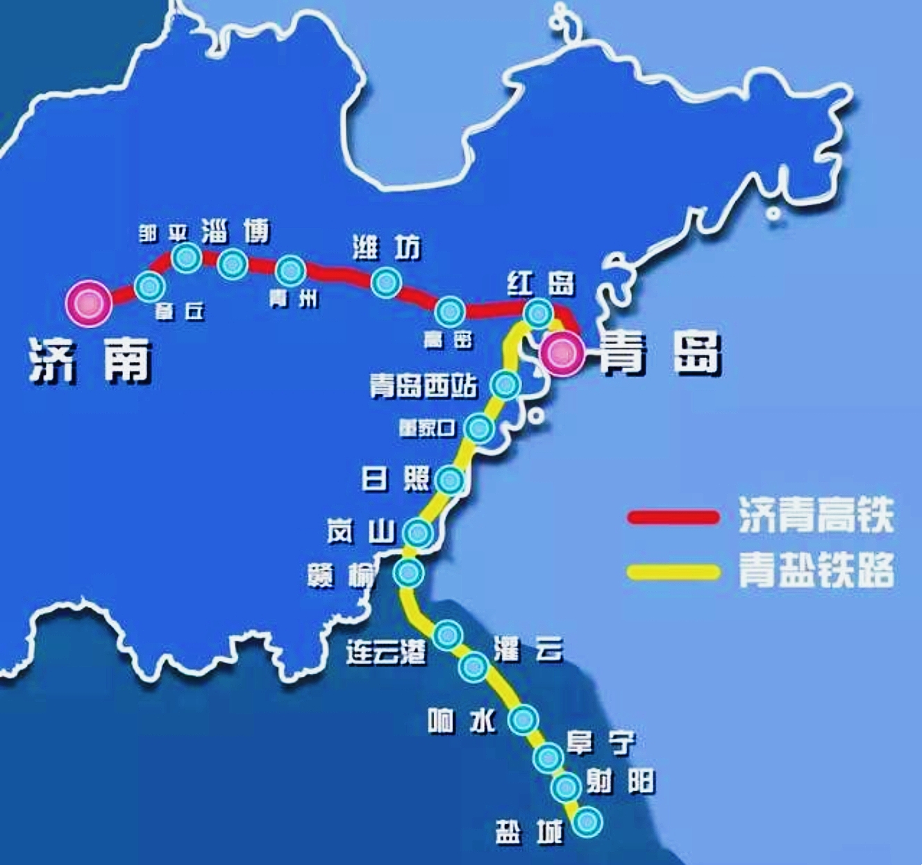 中国高速铁路网四纵四横骨干网线路图