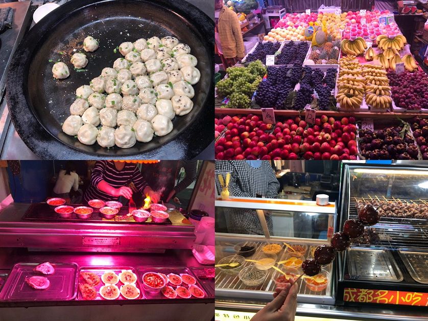 成都夜市推车塑料凳搭起的美食天堂带上6个胃也会吃到撑