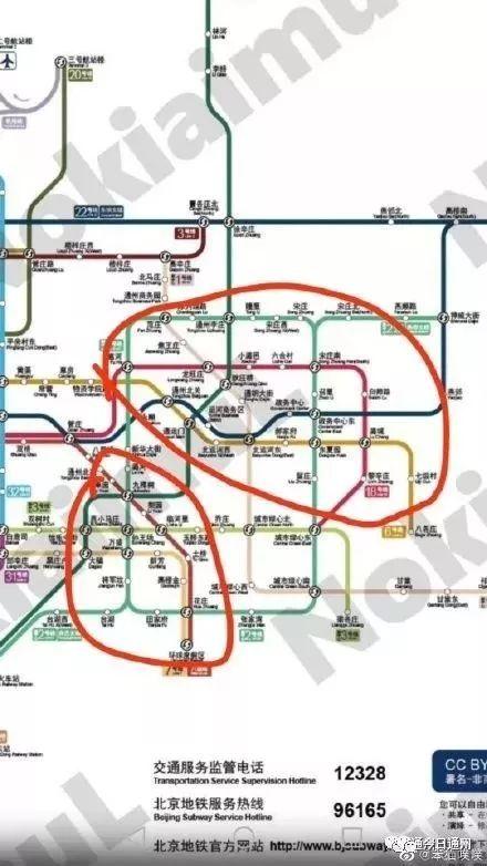 通州地铁规划图最新图片