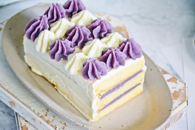 银河天幕烘焙 紫薯芋泥蛋糕的做法 口感顺滑低脂不腻