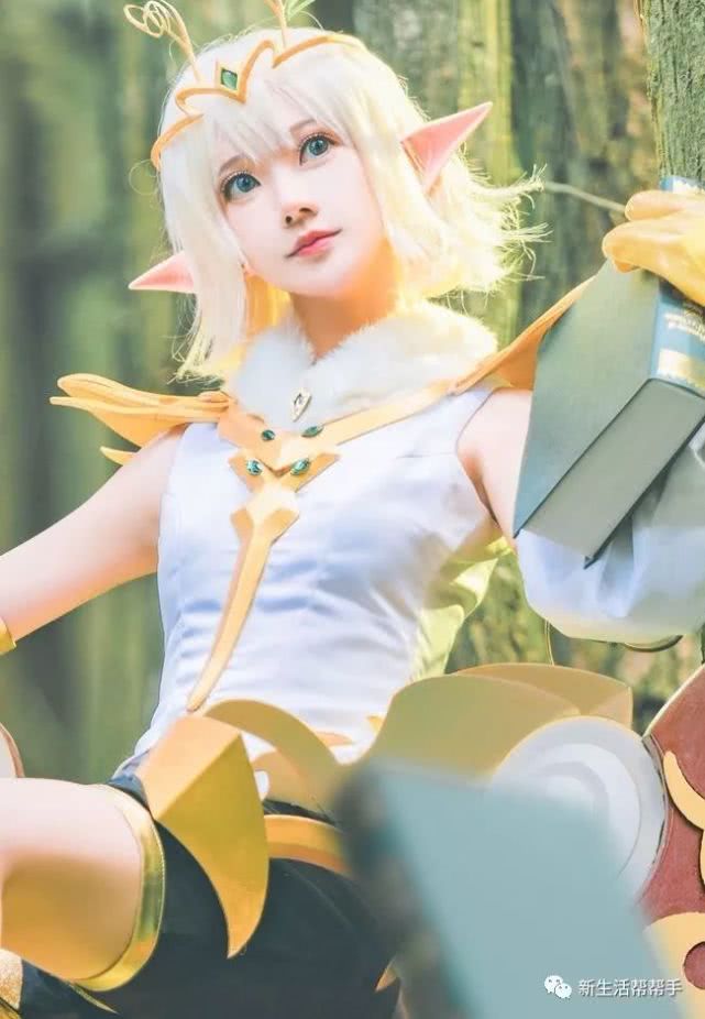 王者荣耀cos正片孙膑妖精王次元壁要保不住了