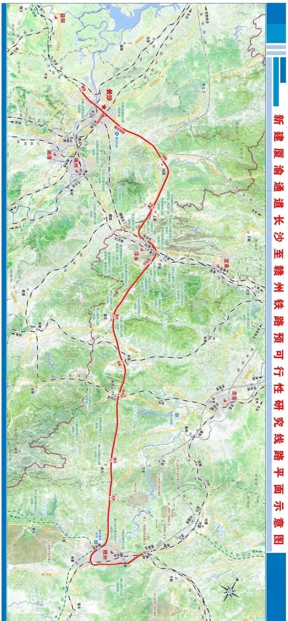 长赣高铁遂川段路线图图片