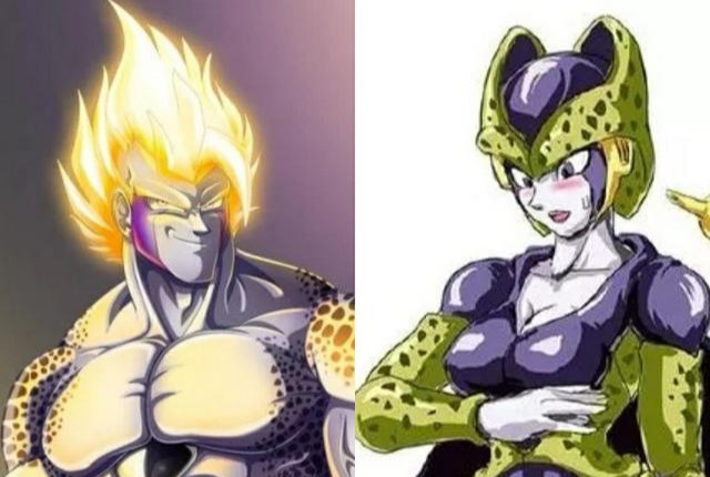 原创龙珠悟空娘化前后对比最性感的是弗利萨我却选择沙鲁