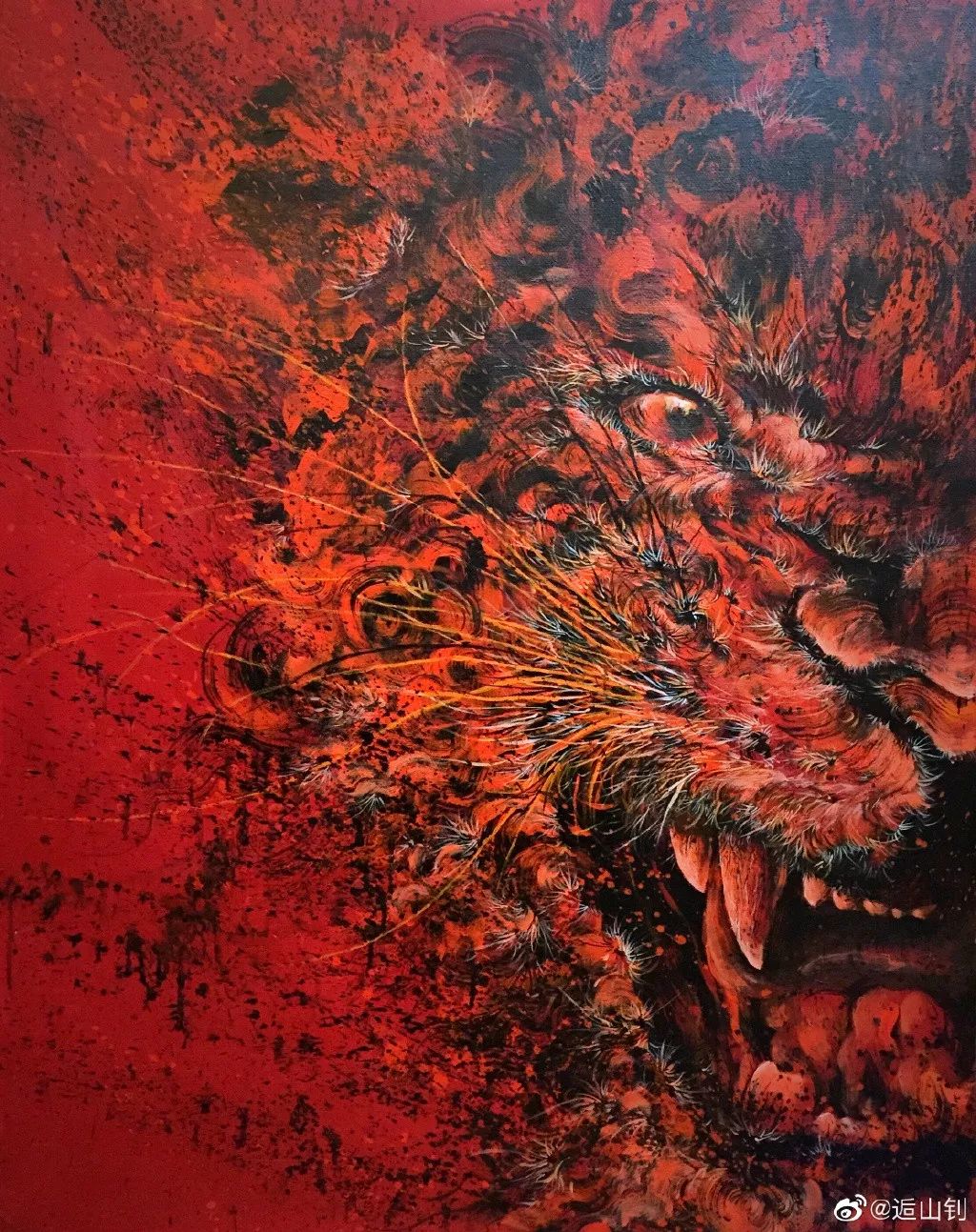 94年广东小伙画一幅画一夜圈粉20万作品