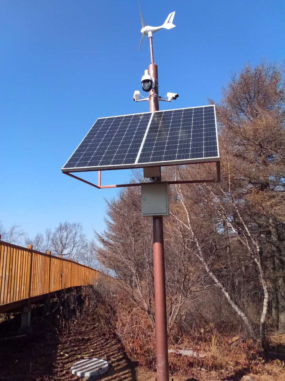 风光互补监控发电系统森林防火视频监控广州英飞