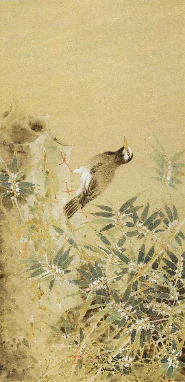 张贤明工笔花鸟作品欣赏