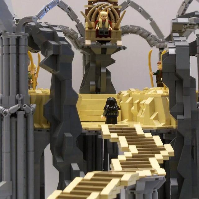 lego樂高moc作品欣賞哇今天的是大型鉅作啊龐然大物