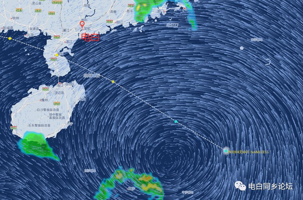 紧急!电白发布台风白色预警,台风预计31日在电白