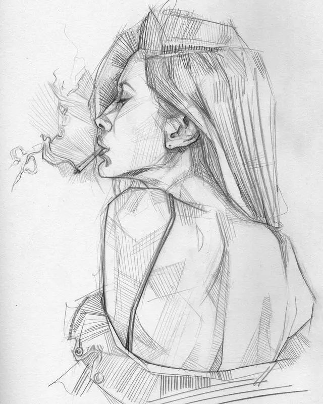 教你用块面构筑形体画画的时候不再纠结