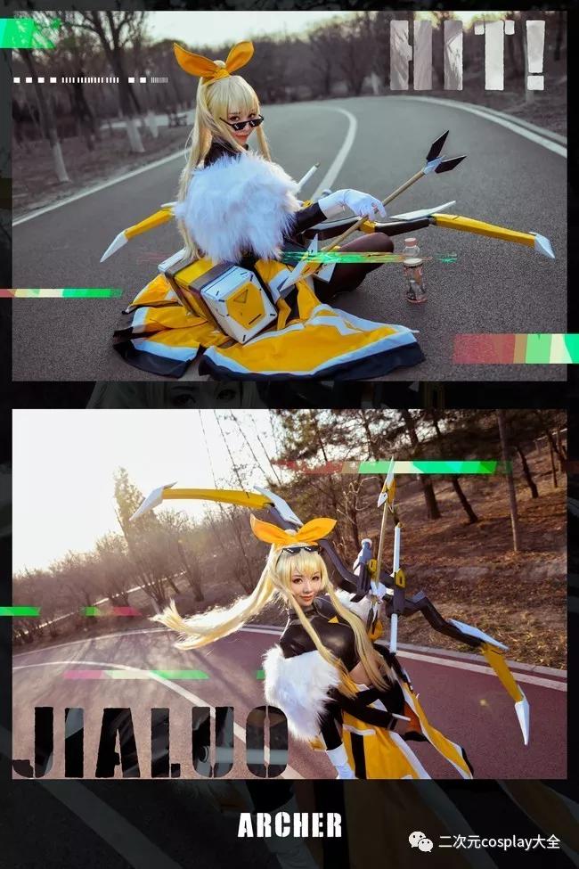 王者荣耀伽罗箭羽风息时尚杂志大片小霸气还有点俏皮哦