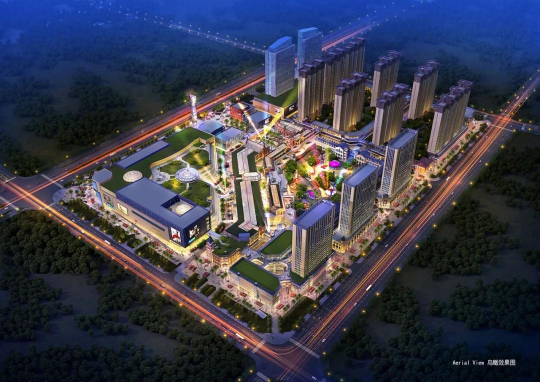 万晟城天幕街规划图图片
