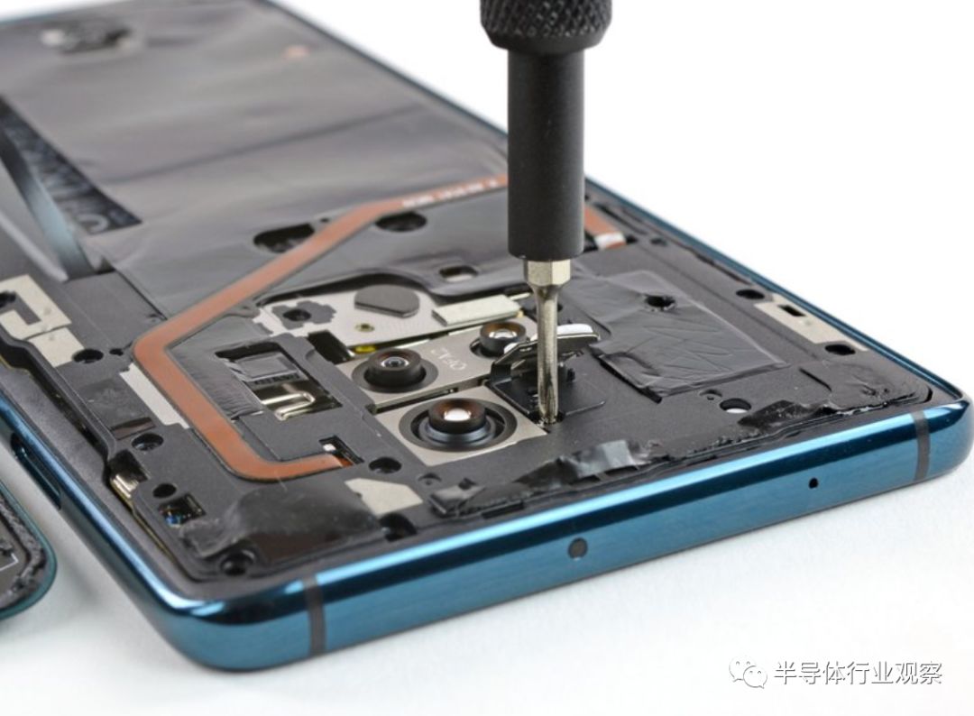 华为首款5g手机拆解只用了美国厂商的几颗芯片