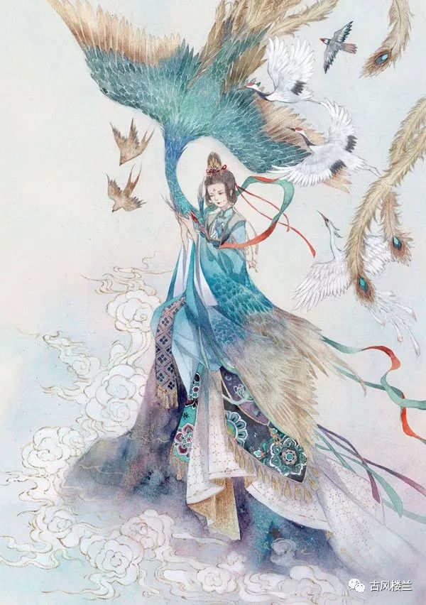 鸟灵山神白鹿大神辰露最新插画来啦速抱走吧