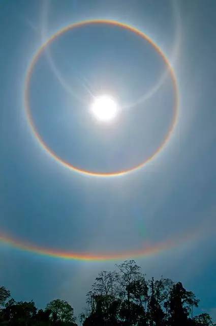 物理美图天上彩虹知多少细数各种各样的晕