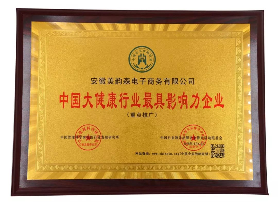 2019年5月10日(中国品牌日),美韵森集团代表中国大