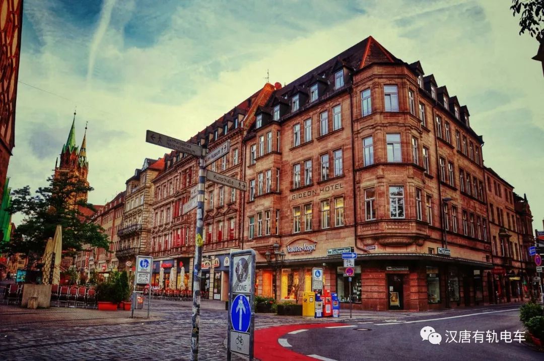 世界玩具之都德国纽伦堡的有轨电车