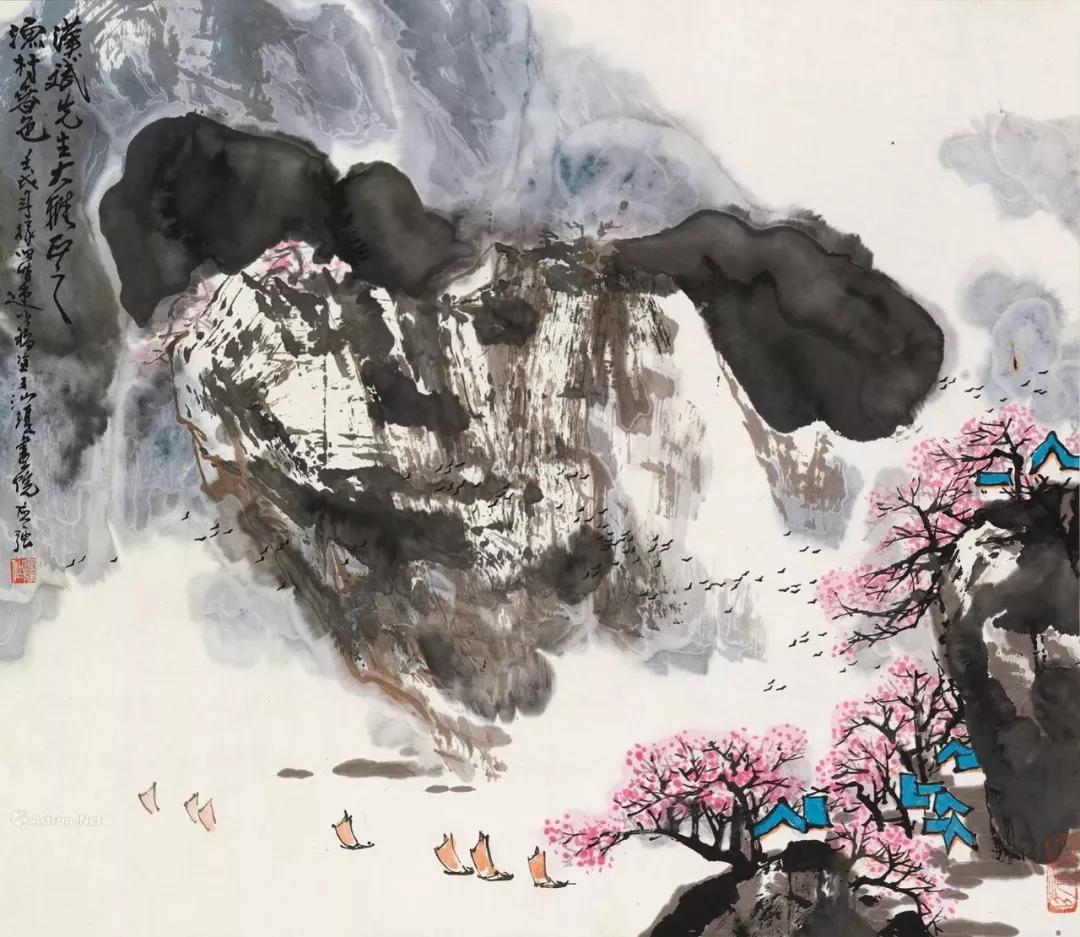 第1375期杜应强2018年最高成交价前10幅作品中国画家拍卖成交指数