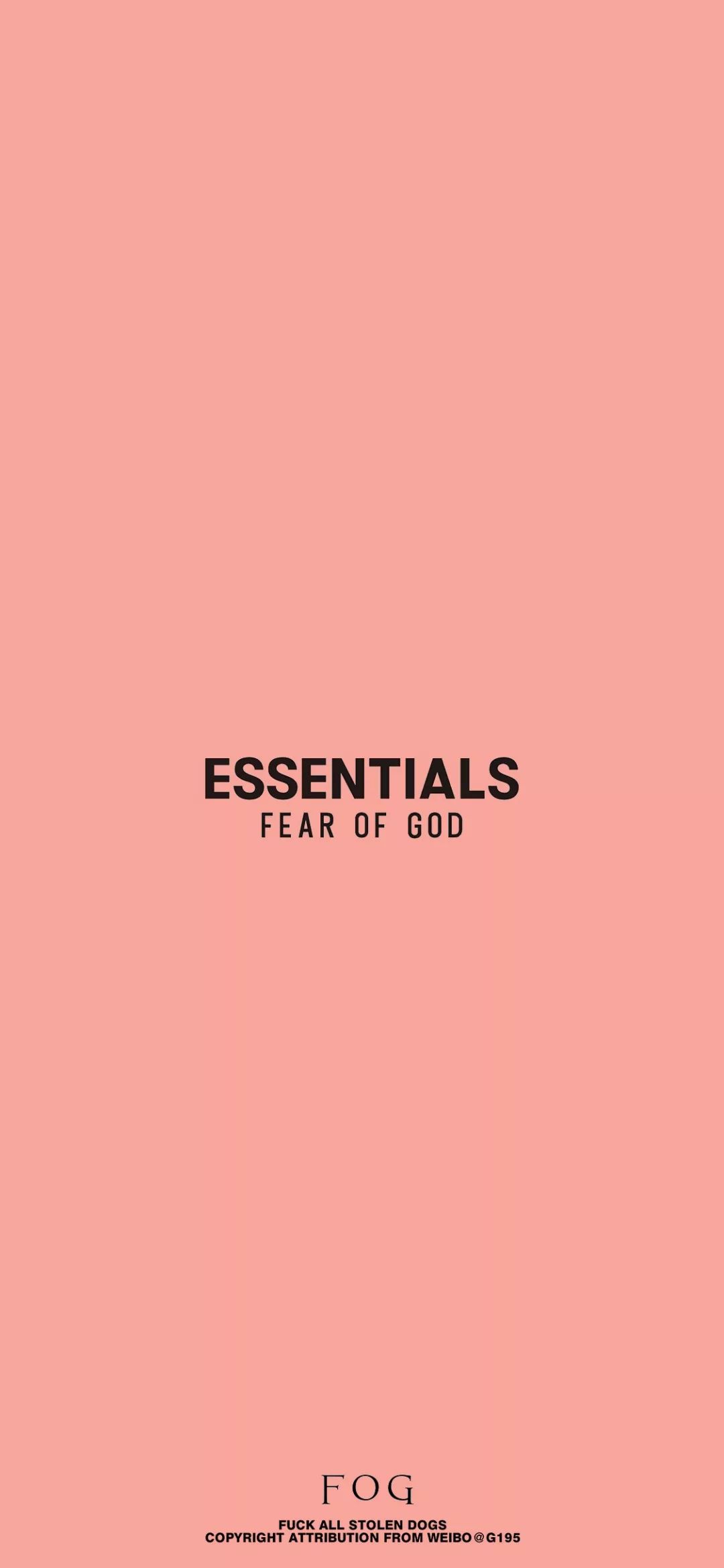 壁纸丨fearofgod再烂街我也爱