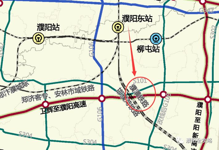 濮阳高铁站线路图图片