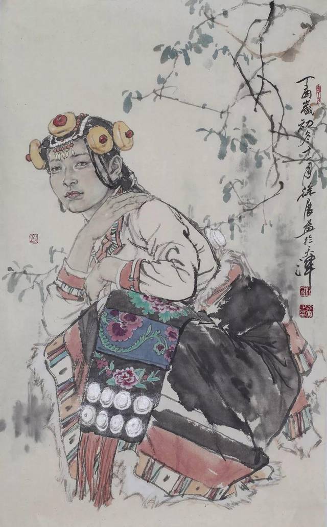 徐展丨笔墨的忍耐与宽容_天津美院