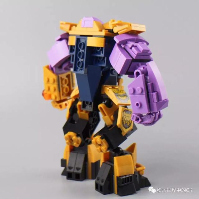 双象积木40084009复仇者联盟系列机甲灭霸反浩克二变机甲
