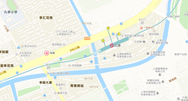 在新闻地图中,已经出现了上海地铁12号线延伸到九亭站的方案——这个