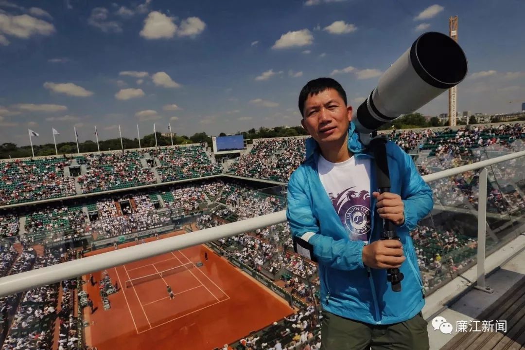 李建艺用长枪短炮见证网球赛场上的精彩瞬间有这样一