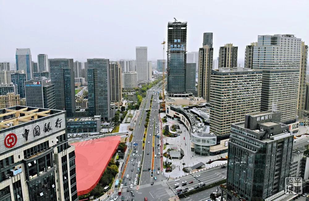 又一座超高层地标原临平南站理想车城五月红酒店三地块设计启动