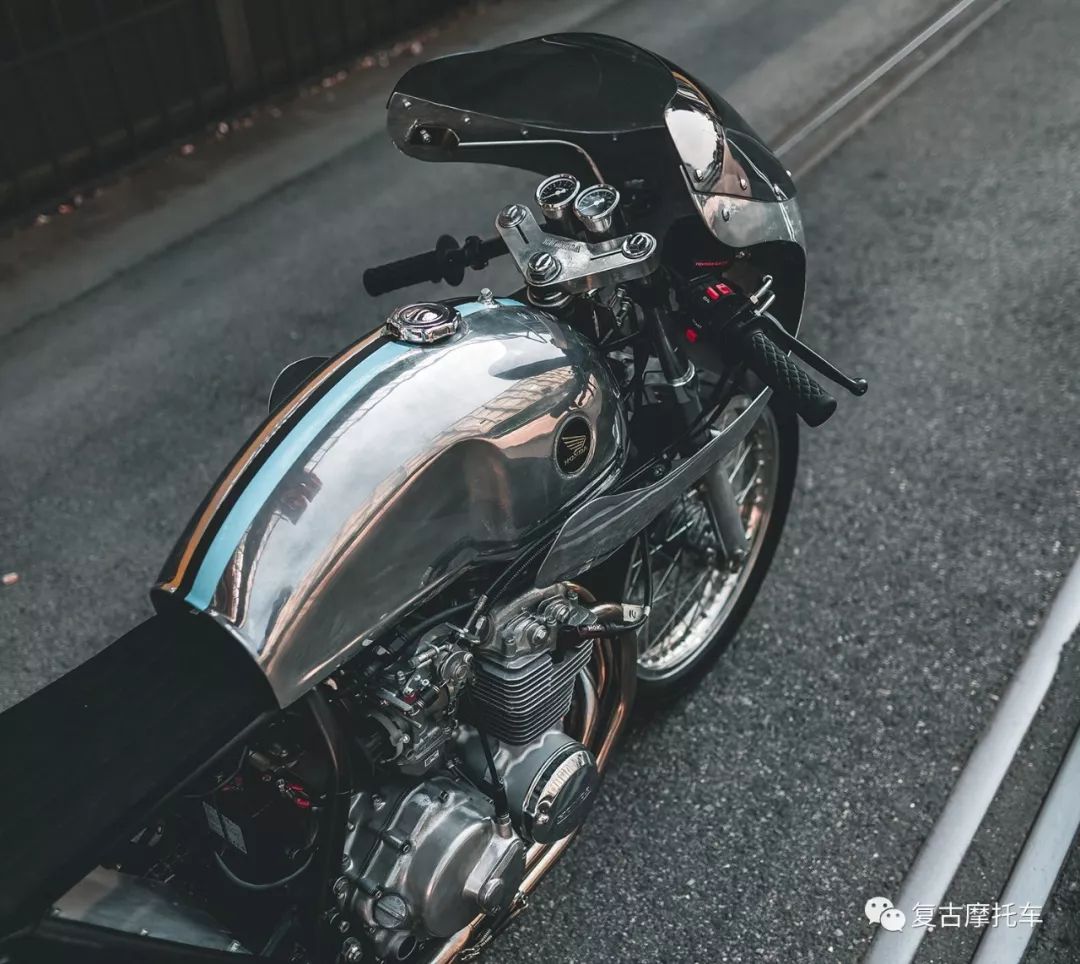 学院派改车hondacb400每日一车