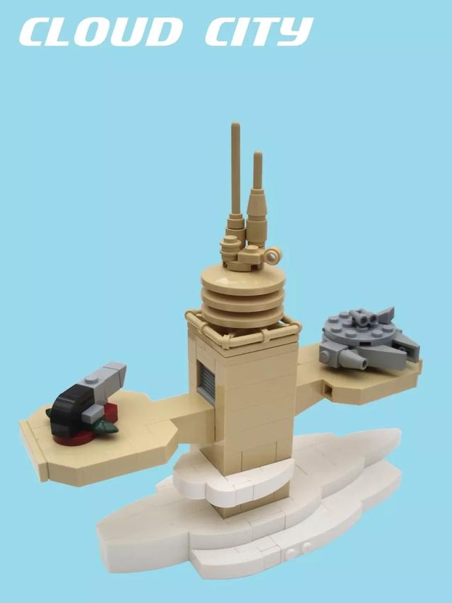 lego樂高moc作品欣賞迷你星戰場景及其他