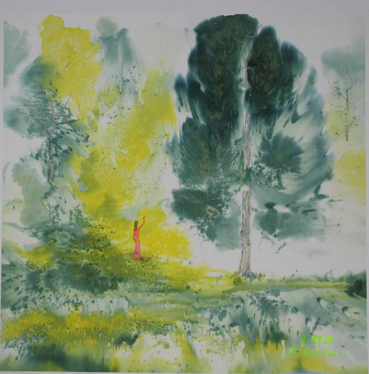 1/ 12 马群雄画作由本公司代理 如需购买收藏画作