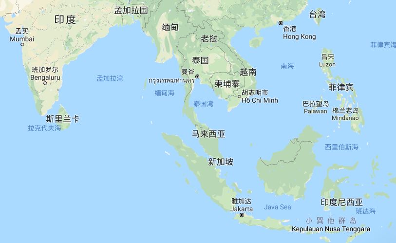 新加坡在哪个位置地图图片