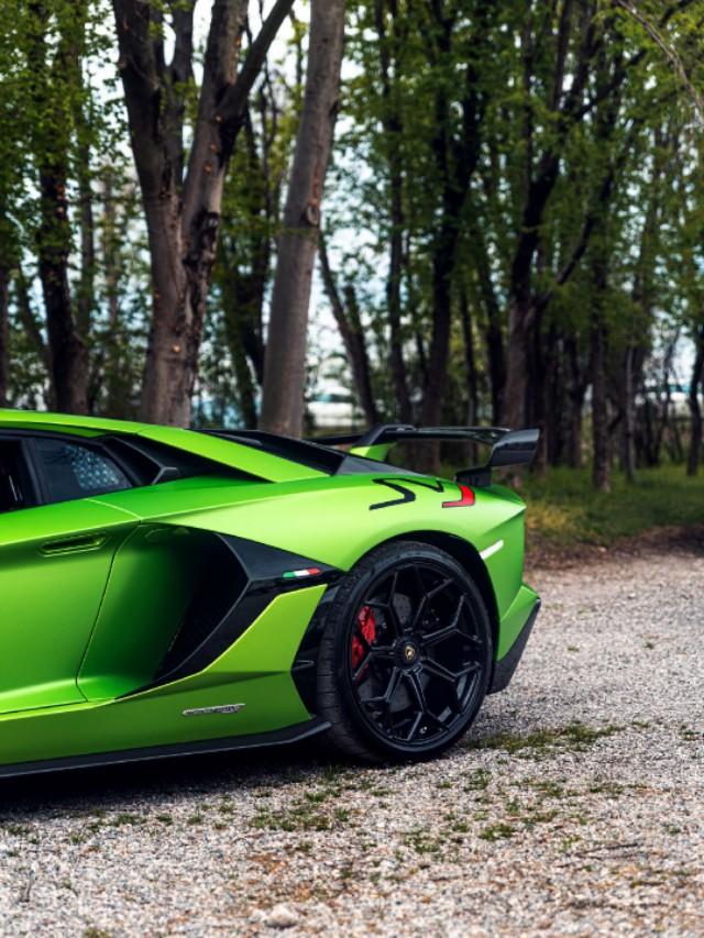 绿色埃文塔多svj美图,无法抗拒的帅!