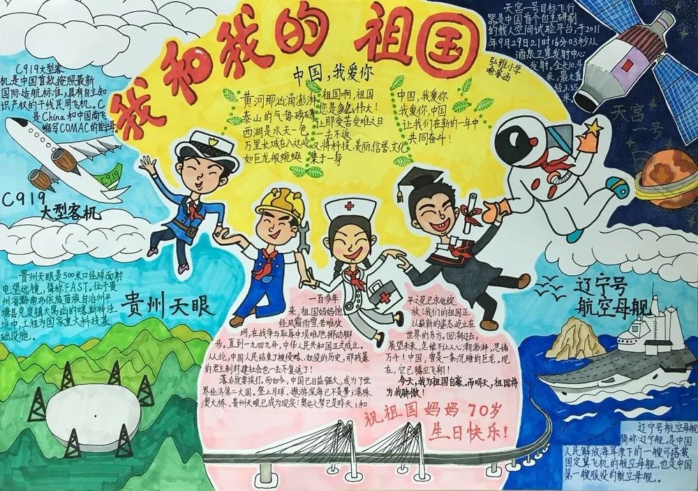 投票开启我和我的祖国最美手抄报等你来pick
