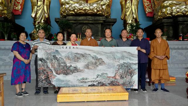 胸怀慈悲心,画中有禅意—紫岫宣和画院古洞岩寺采风写生之旅