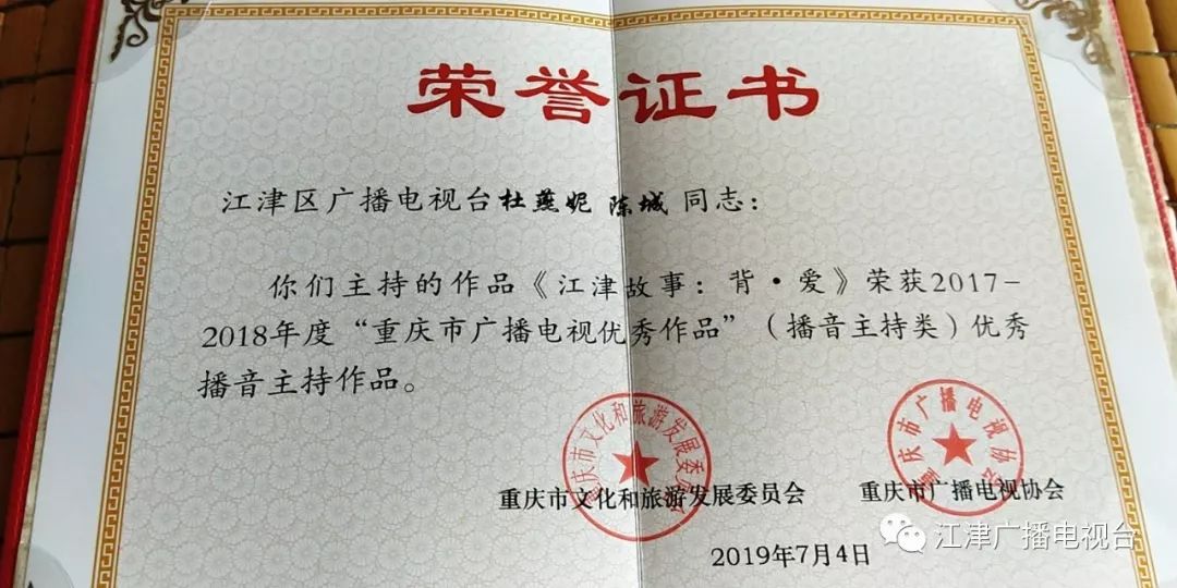 会发布了"2017-2018年度重庆市十佳播音员主持人和十佳播音主持作品"